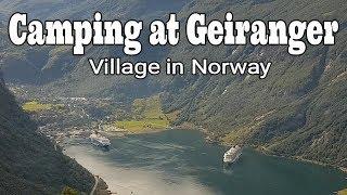 Camping at Geiranger, Village in Norway