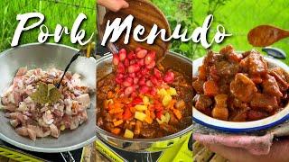 Cooking Pork Menudo for lunch | Countryside life in the Philippines | Kusinela