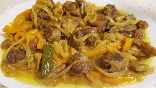 دوپیازه گوشت گوسفند دوپیازه افغانی/ Afghani mutton dopiaza