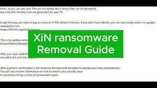 How to Remove XiN ransomware?