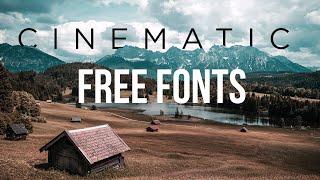 The BEST FREE Fonts for VIDEOS