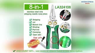 ️LAOA Electrician's pliers, multi-function wire stripper, 8-in-1 stainl