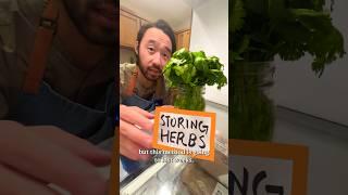 How Chef’s Store Herbs