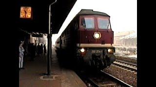 Bahnstrecke Magdeburg Hbf - Aschersleben - Quedlinburg (16.12.1995)