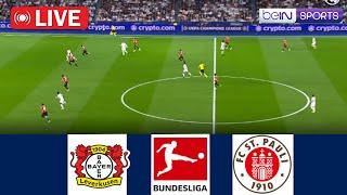 Bayer Leverkusen vs St  Pauli • Highlights •  Bundesliga 2024 | eFootball Gameplay PES 2021