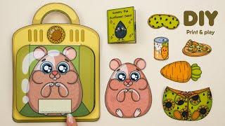 DIY Paper Toy Hamster House | Fun crafts to make at home with kids