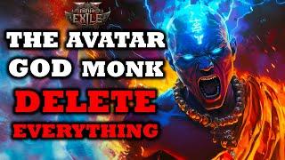 PoE 2: Strongest Monk Leveling And Endgame Build (Ultra Fast Clearing & Boss Killing)