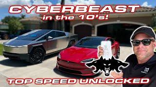 UNLOCKED Top Speed Cyberbeast runs 10's * Cybertruck 1/4 Mile RECORD * 0-60 MPH