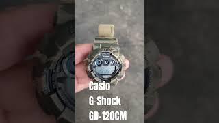 Очень надёжный и простые часы от Casio G-Shock GD-120 в защитной расцветке military tactical