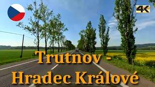 Driving from Trutnov to Hradec Králové in Czech Republic | spring 2024 | 4K