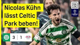 RB hat im Celtic Park nichts zu melden: Celtic Glasgow - RB Leipzig | UEFA Champions League | DAZN