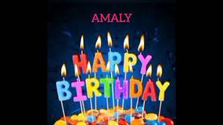 Amaly Name Happy Birthday to you Video Song Happy Birthday Song with names