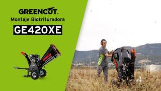 Montaje de la Biotrituradora de gasolina GE420XE de Greencut