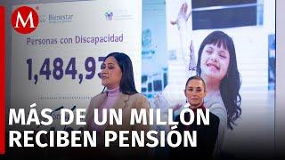 Más de un millón 400 mil personas con discapacidad reciben pensión del Bienestar