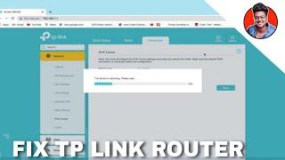 Fix TP Link Wifi Router Network Problem