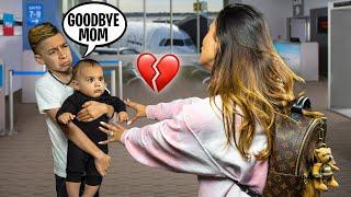 LEAVING OUR KIDS BEHIND For THE FIRST TIME.. (GOODBYE) | The Royalty Family