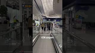 Walk through Incheon airport Terminal 2 #koreanair #americanairlines #icnairport #seoul