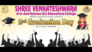 Shree Venkateshwara Arts & Science College 2nd Graduation Day 2025 | KSR TV ERODE