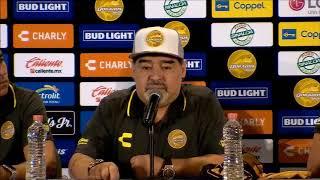 Presentación de Diego Maradona con Dorados de Sinaloa