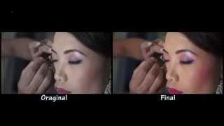 oraginal video clip & final color clip