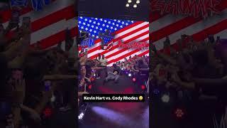 Kevin Hart just pinned Cody Rhodes with KSI making the count?!