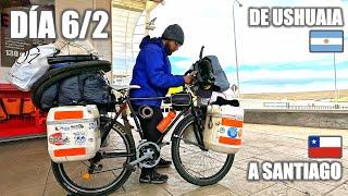 #330 DÍA 6/2. Abandonamos la Isla TIERRA DEL FUEGO... Rumbo a SANTIAGO DE CHILE en bicicleta