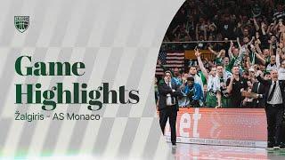 Žalgiris - AS Monaco | Game Highlights | 2024.11.01