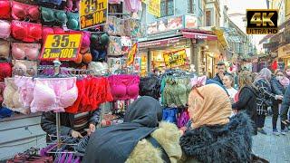 Istanbul Market Tour [4k60fps]-Eminönü Bazaars