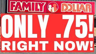 ONLY .75 EACH!! | FAMILY DOLLAR DEAL!! | RIGHT NOW!!