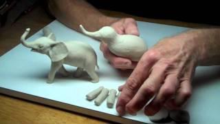 Learn Sculpting - Lesson 3, Part 1: Sculpt a Baby Elephant