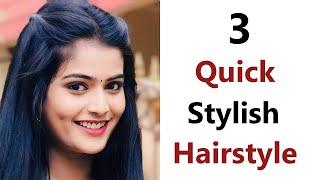 3 Quick Stylish Hairstyle - Easy hairstyle for girls | simple hairstyle | hairstyles