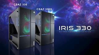 AZZA IRIS 330 MID TOWER GAMING CASE