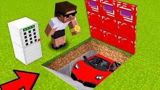 I Made a Hidden Base for Supercar in Minecraft..