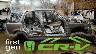 RUST BUCKET REDEMPTION rebuilding neglected Honda CR-V! Part 2