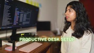 My Minimal & Productive Desk Setup for 2024 | Work From Home Essentials