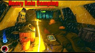 ️ Truck Camping in HEAVY RAIN - Remote Overnight Adventure