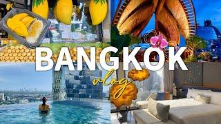 Bangkok Staycation  | What I Eat in a Day + Hotel & Sukhumvit Rooftop Bar, Hidden Food Gems 
