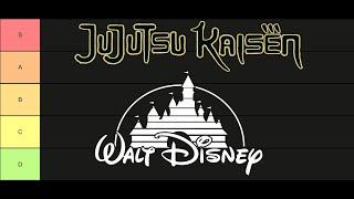 RANKING ALL JJK X DISNEY SHIPS (TIER LIST) #jjk #disney