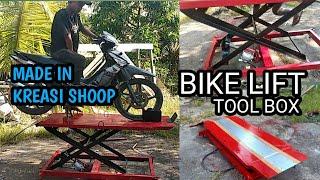 BUAT BIKE LIFT SENDIRI  DAN TOOL BOX RAK