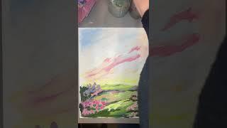 Acrylic Landscape Painting, paint with me!