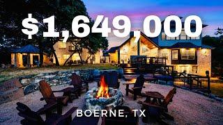 Tour a $1,649,000 Property on 15.608 Unrestricted Acres in Boerne, Texas!