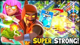 TH13 Super Archer + Super Wizard Blimp Attack Strategy | Th13 Dragon Attack Strategy - COC