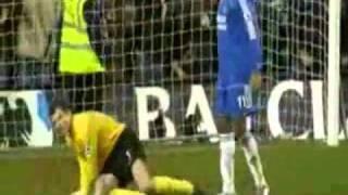 Jens Lehmann Violent Attack + Dive V Chelsea