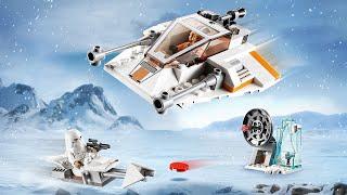 Сборка LEGO Звездные Войны Снежный спидер | LEGO Star Wars Snowspeeder 75268 build