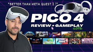 PICO 4 is Way BETTER than Meta Quest 2 - Review & LOTS of Gameplay (25 Games)