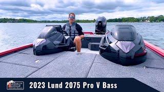 2023 Lund 2075 Pro V Bass On Water Demo