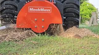 MexhMaxx PTO Stump Grinder SG24 Using Video