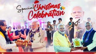 PM joins Christmas celebrations at Union Minister George Kurian's residence