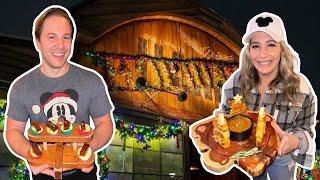 Disney World's BEST Holiday Menu is at THIS Lounge! Jock Lindsey's Holiday Hangar Bar