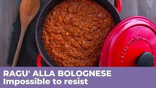 How to prepare RAGU' ALLA BOLOGNESE - Traditional Italian recipe